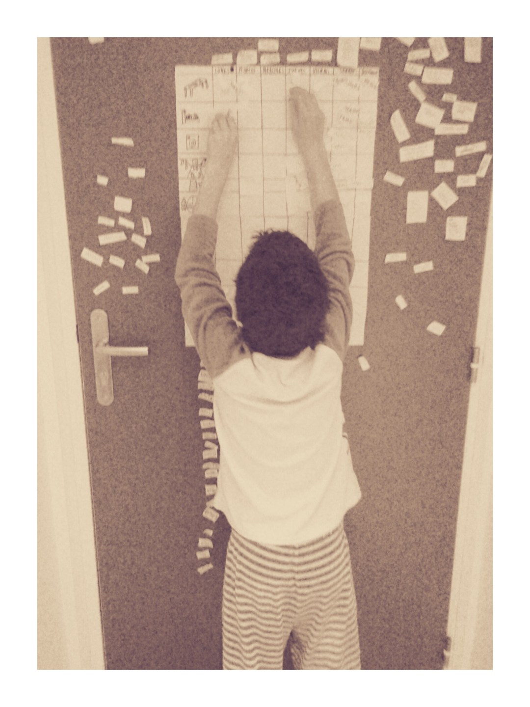 self-organised family dashboard