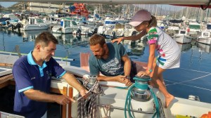 Soledad crew at sailing living lab