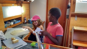 Luna Bay 2 and Soledad crew cooking