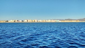 San Miguel Cabo de Gata from the Sea
