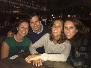 School friends visit at Puerto Sherry