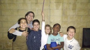 kids having fun with friends