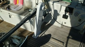 Brand new painted stern pedestal