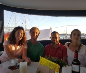 Ventus and Soledad captains having a drink