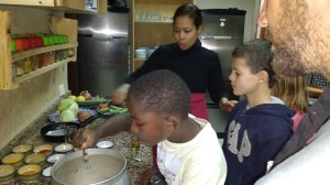 Soledad crew at Fez cooking class