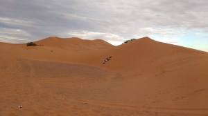 Soledad crew in the desert dunes