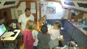kids preparing dinner at Soledad
