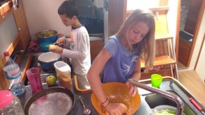 Live a board kids cooking