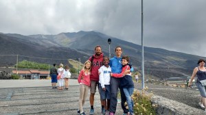 Family picture at Etna
