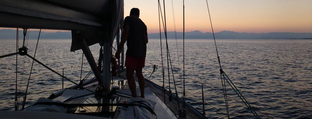 From sailing to land